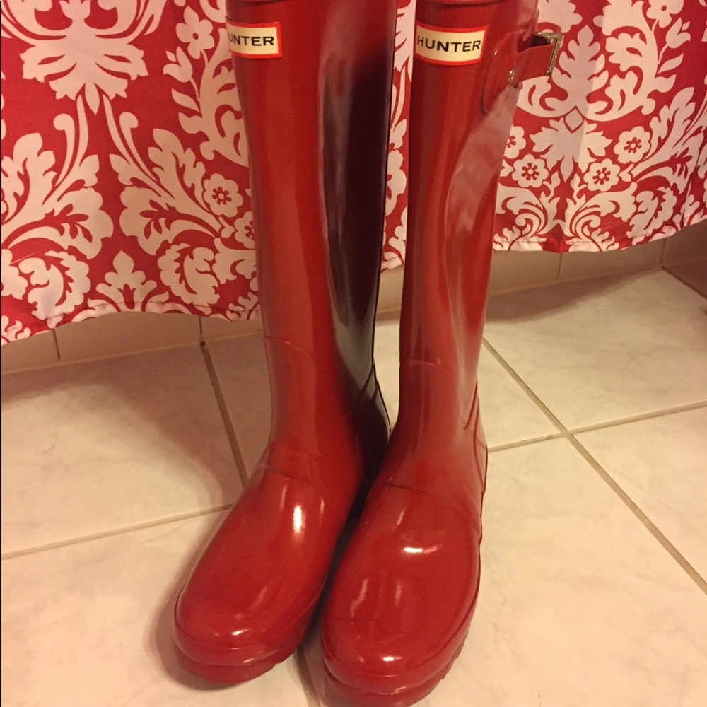Hunter Tall Gloss boots